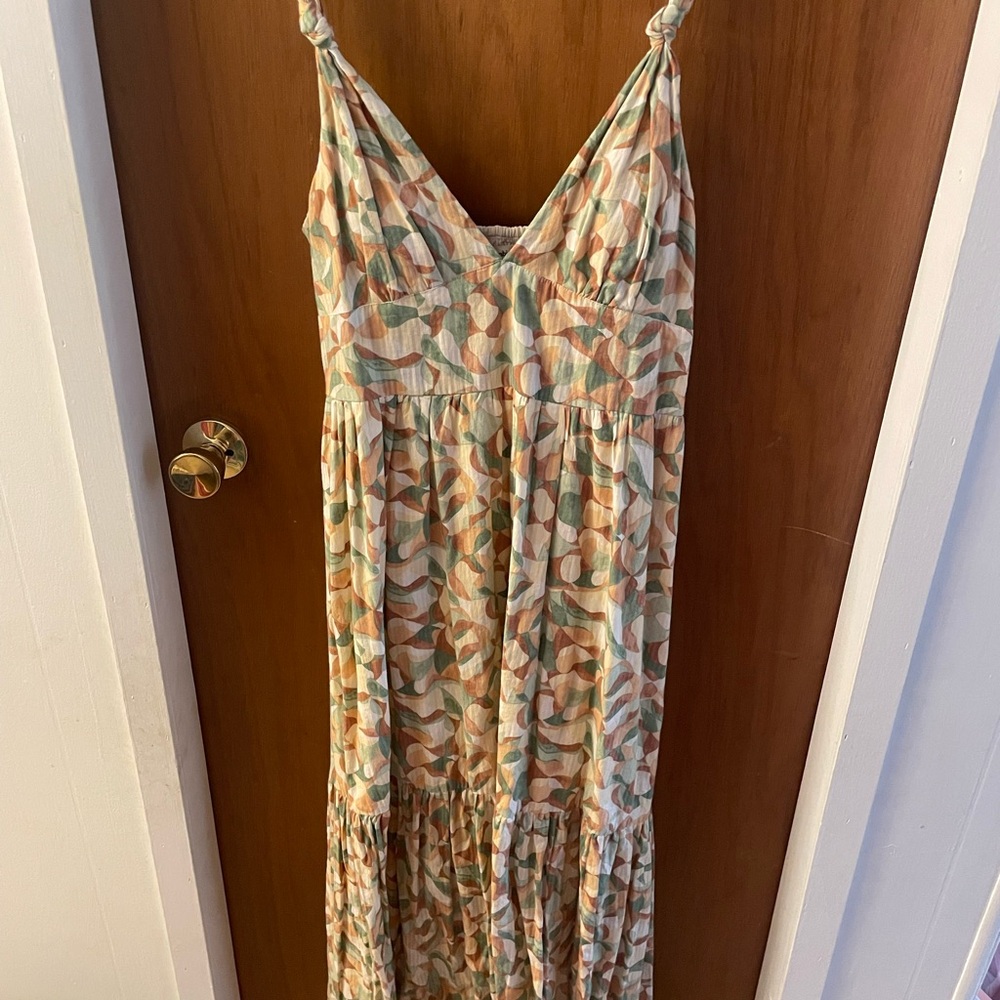 Abercrombie & Fitch Pastel Patterned Maxi Dress